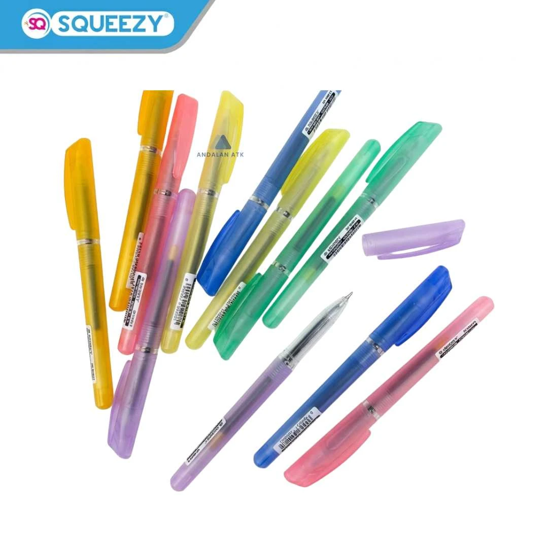 GP-SQ813 Pena Gel Squeezy 0.5MM Pastel Pop